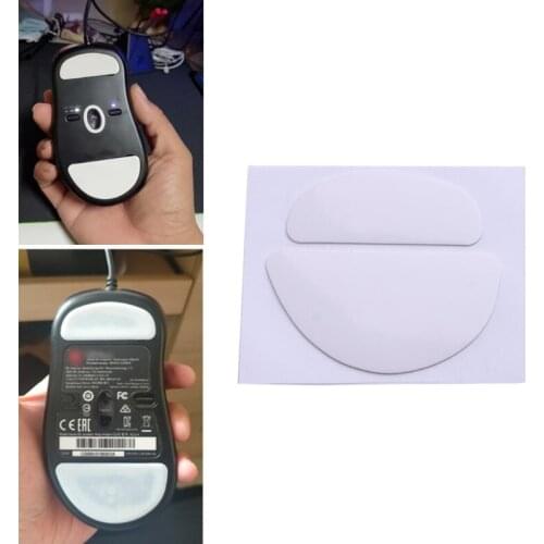 Mouse Skates Pads 1Pack White Rounded Curved Edges Mouse Feet Replacement Compatible with Zowie EC1-A EC2-A EVO Mouse