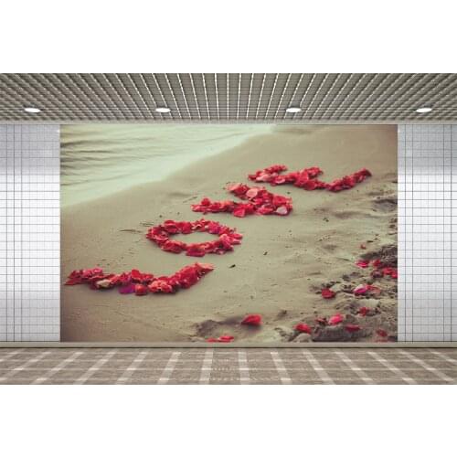 Lyavshi Children Outdoor Sandy Beach Backdrops Painted Baby Photography Background Wall Newborns Photocall Photo Studio Props