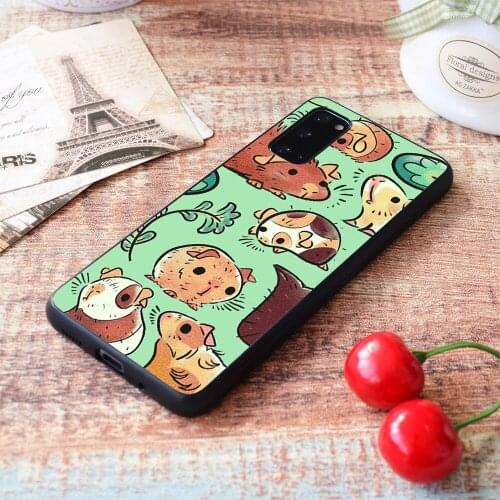 For Samsung Galaxy Guinea Pig Huddle Soft TPU border Samsung Galaxy Case