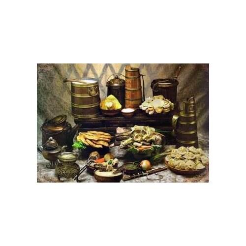 New Needlework,for embroidery,DIY Delicious Dish Restaurant 14CT Cross stitch kits,Art Pattern counted Cross-Stitching decor