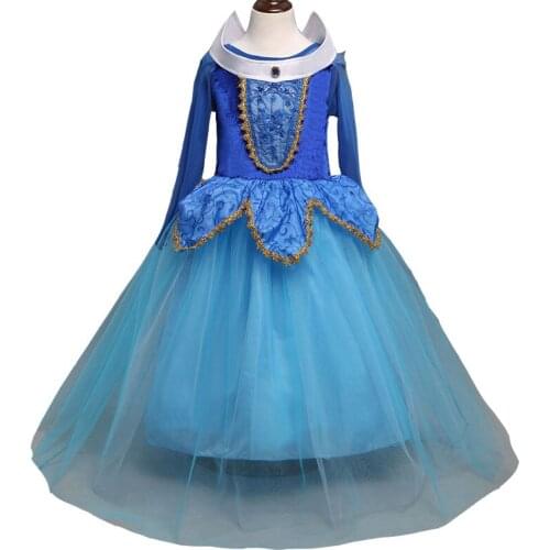 New Girls Fantasy Kids Cosplay Costume Princess Dresses Halloween Costume For Childrens Party Dress