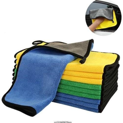 3PCS 30X40CM Multipurpose Microfiber Cleaning Cloths Towel for Household Car Washing Drying Detailing 600GSM Car Polishing Towel
