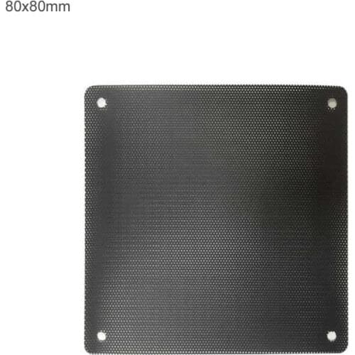 12pcs/lot 80x80mm Computer PC Dustproof Cooler Fan Case Cover Dust Filter Cuttable Mesh Fits