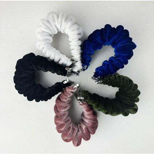 Scrunchie Elastic Velvet WatchBand for Apple Watch Band Series 5 4 3 2 Strap 38mm 40mm 42mm 44mm for Women Girls iwatch