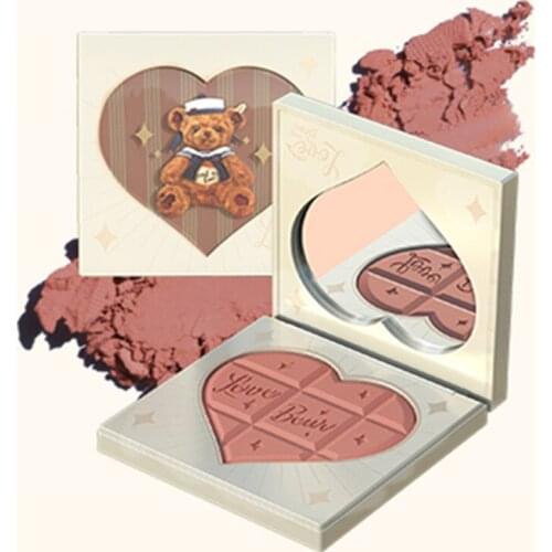 Cy Flower Know Blush Vigorous Girl White Temperament Rouge Peach Pink Portable Free Shipping