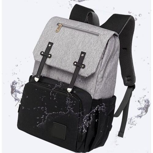 Mummy Baby Backpack Baby Bag Waterproof Oxford Handbag Large Capacity Nursing Nappy Kits Maternity Bag With USB
