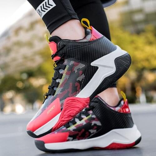 High Top Breathable Tennis Sneakers Men Camouflage Outdoor Non-Slip Athletic Shoes Male Fashion Sport Shoes Men Basketball Shoes