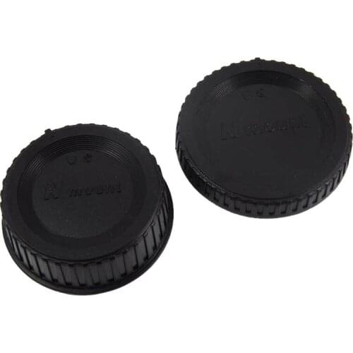 F Mount Rear Lens Cap Cover + Camera Front Body Cap For N-ikon F DSLR and AI Lens Replace BF-1B LF-4