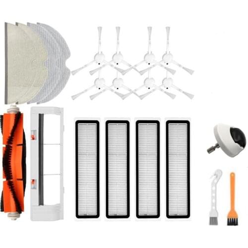 For Dreame D9 Robot Vacuum Cleaner Replacement Accessories Main Brush Cover Side Brushes HEPA Filter Mop Cloth Wheel