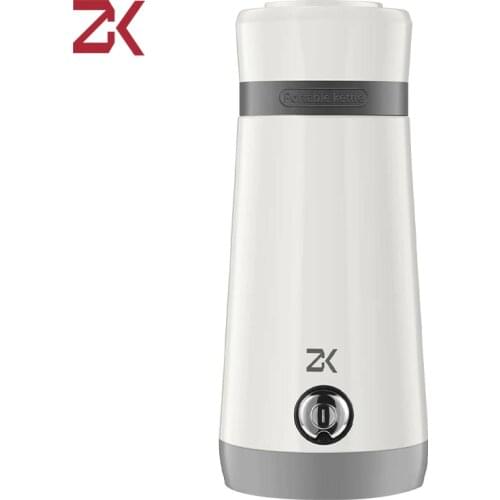 ZK Portable Electric Kettle Fast Boiling Stainless Steel 600W Travel Water Boiler
