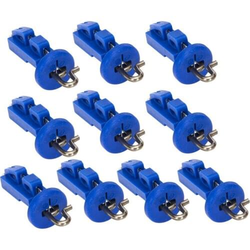 10PCS Fishing Decoupling Device Simple Quick Decoupling Tool Widget Umbrella Type ABS Simple Hook Fishing Small Tool Equipment