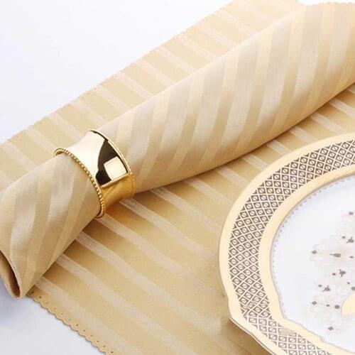 4pcs Stainless Steel Napkin Rings for Dinners Parties Weddings Hotel Supplies Diameter 4.5cm MUMR999