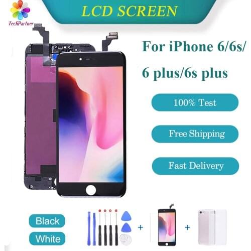 5 Pieces vivid LCD Display For iPhone 6S 6 3D Touch Screen Replacement Pantalla For iPhone 6S 6 Plus Digitizer Assembly