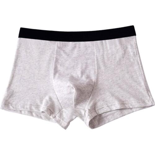 8Pcs Solid Flexible Shorts Boxers Homme Panties Underpants Man Boxer Underwear Cotton Male Big Summer Breathable 234MXL 5S9KG