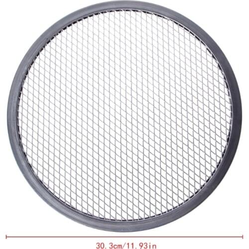 Aluminum Mesh Grill Pizza Screen Round Baking Tray Net Kitchen Tools Ovens Kit M3GB