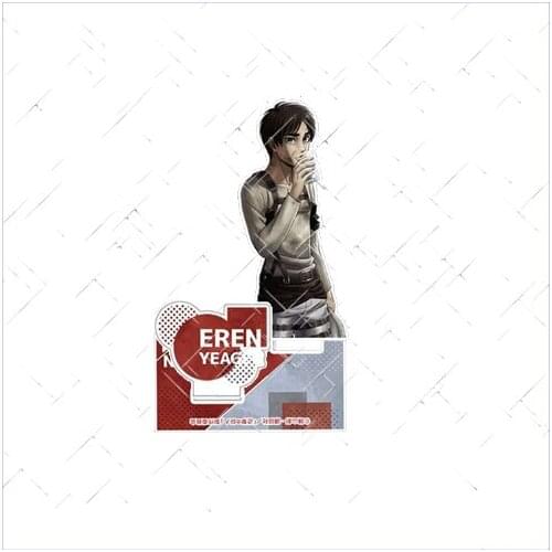 Anime Attack On Titan Double Plug Cartoon Acrylic BL Stand Model Plate Fashion Desktop Decor Erwin Smith Rivaille Levi Ackerman