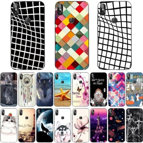 Full Protect Back Cover Case for BQ 5730L Magic C Anti-knock TPU Silicone Phone Protective Cases Cover for BQ 5730L Cat Painted