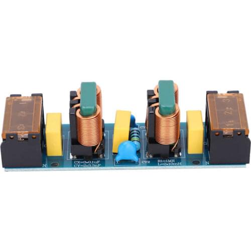 EMI Filter Module Audio Power Purifier Board 50/60Hz AC Thick Copper Foil 25A Components EMI Power Filter Board