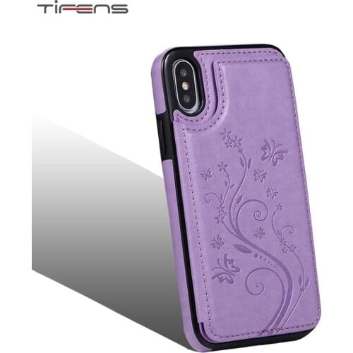 Floral Wallet Leather Case For iphone 12 Mini 11 Pro XS MAX X XR 5s se 6 6s 8 7 plus Card Holder Stand Casing 8plus Coque Etui