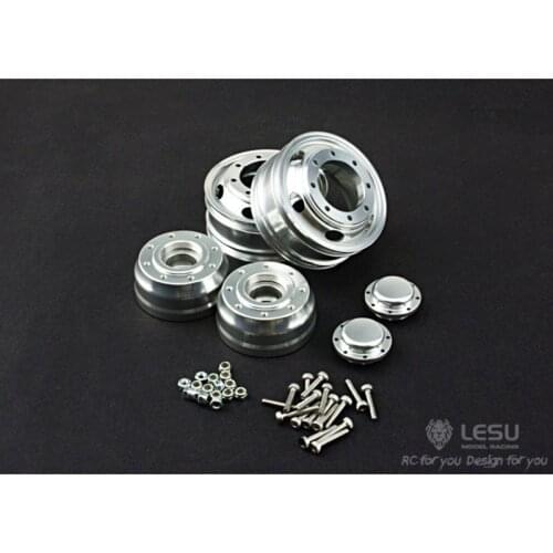 LESU Front Wheel Metal Narrow Hub for 1/14 RC Dumper Tractor DIY Truck Model Tmy TH02492