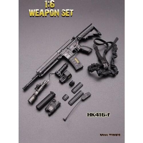 1/6 scale mini times toys HK416 weapon model non-launchable fit 12 inch action figure