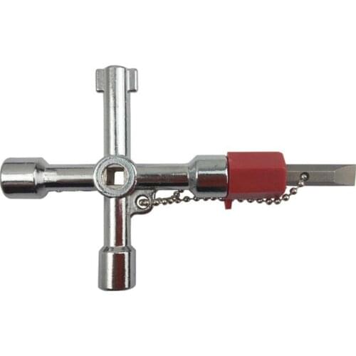 Multi-function Useful 5 In 1 Universal Cross Square Triangle Train Electrical Cabinet Elevator Key Utility Key