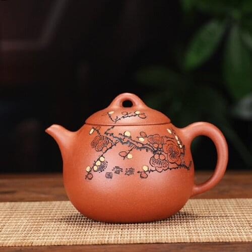 Sea rhyme style promotion direct selling gift box violet arenaceous hand-painted yixing grade a grocery tea kettle