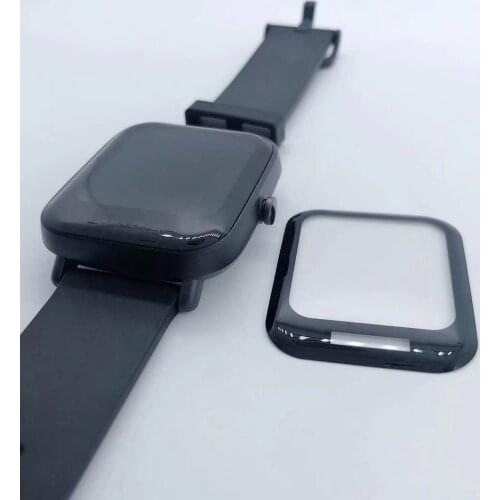 3D Curved Edge Soft Protective Film Cover For XiaoMi HuaMi Amazfit Watch Bip U/PoP Full Screen Protector Watch Case