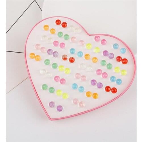 Random Mix 36 Pairs/Set Trendy Rhinestone Crystal Ball Stud Earrings Set Small brincos For Women Statement Piercing Jewelry