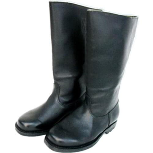 WWII GERMAN EM LEATHER COMBAT BOOTS SHOES RIDING BOOTS