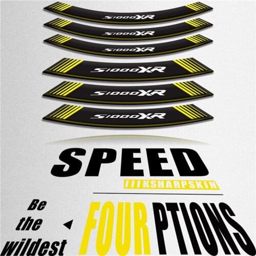 New personality Motorcycle sticker tire decal reflective decorative wheel film suitable for BMW S1000XR sticker