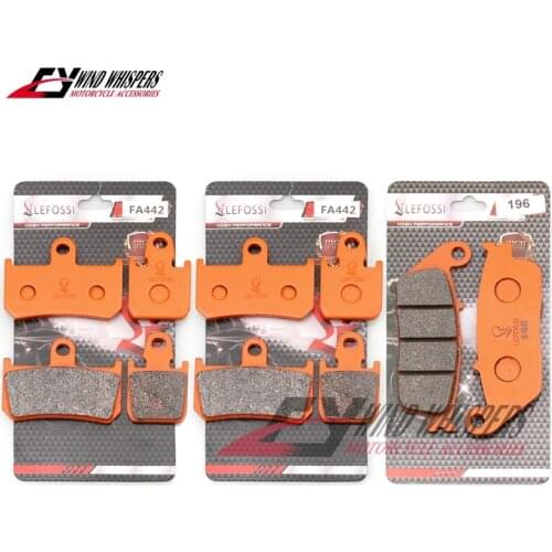 Dutch rock cotton Front Rear Brake Pads For Yamaha MT-01 2007-2010 MT-01S 08 09 MT01 MT 01
