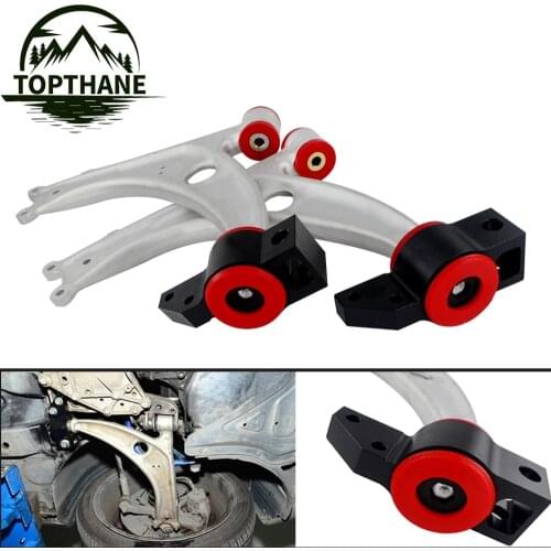 PROTHANE- Front Adjustable Lower Control Arm, Polyurethane Bushing Kit for Audi Tt Volkswagen Golf Mk5 Mk6 Gti Jetta-LCA1001