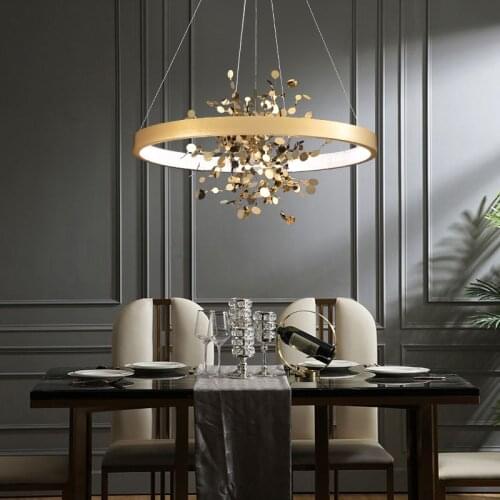 Light luxury living room light dining room light minimalist bedroom chandelier post-modern light luxury master bedroom light