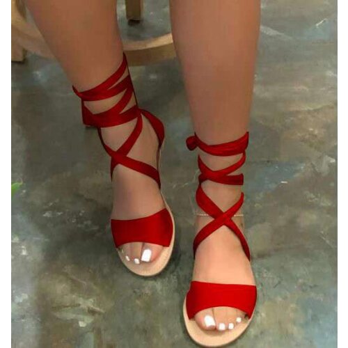 2020 Fashion Flat Sandals Womens Summer Shoes woman Ankle ladies Strap Buckle Strap Gladiator sandalia feminina buty damskie