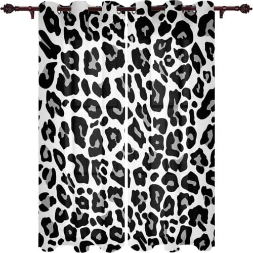 Baby Bedroom Curtains Leopard Skin Texture Living Room Hanging Curtains Balcony Kitchen Study Modern Window Treatments