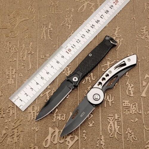 57HRC Folding Knife 76g Portable Knife 440 Aluminum Handle Tactical Knife