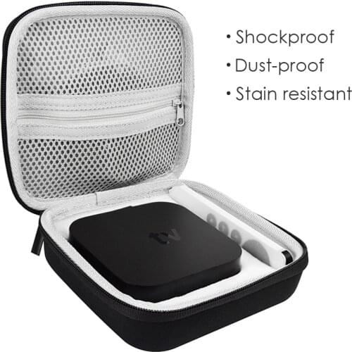 EVA Shockproof Waterproof Carrying Case for Apple TV 4K 32GB/64GB Latest Model Travel Pouch Support drop Shipping and Wholesale