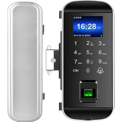 Smart Biometrics Access Control Class Door Lock FRID Fingerprint Password Integrated Electric Lock With Touch Keypad Smart Card