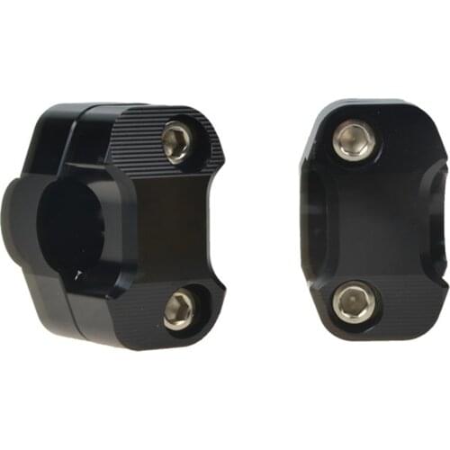 New Universal Motorcycle Handlebar Clamps 22mm 28mm rizoma Adapter Steering Wheel Handlebar Dirt Pit Bike Fat Bar Riser Mount