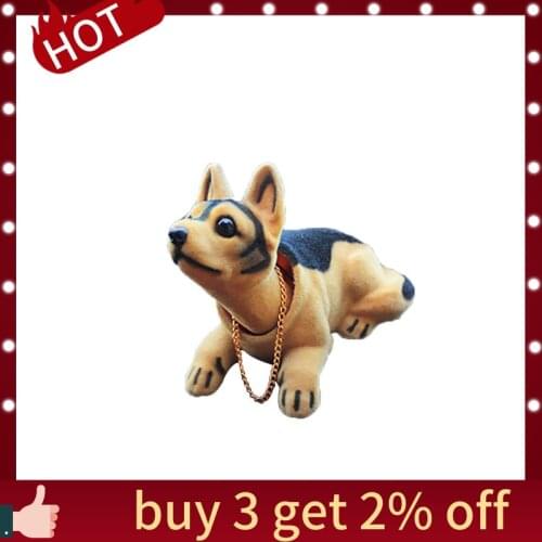 Vibrating head dog cute creative car doll shaking head dog ornaments car interior decoration car doll 19Mar12