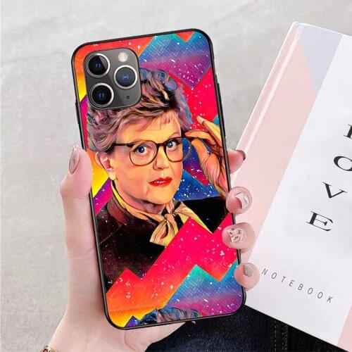 Yas to the Queen Jessica Fletcher Phone Case For iPhone 11 Pro X XR XS Max 6 7 8 plus Samsung S8 S9 S10 S20 A10 A50