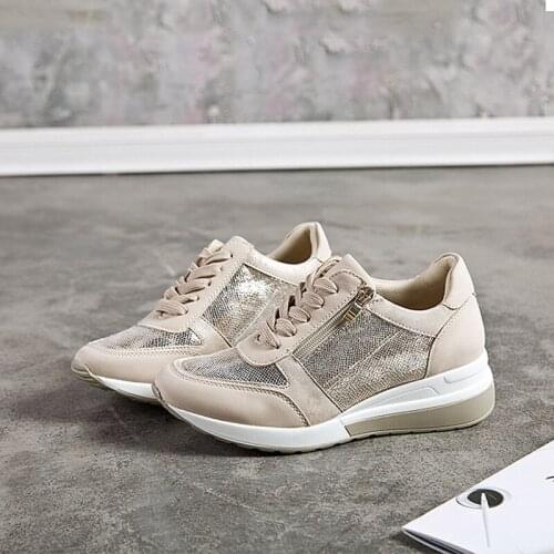 QWEDF 2019 women sneakers shoes women Sneakers Breathable Mesh Women Casual Shoes Women Vulcanize shoes Schoenen X10-86