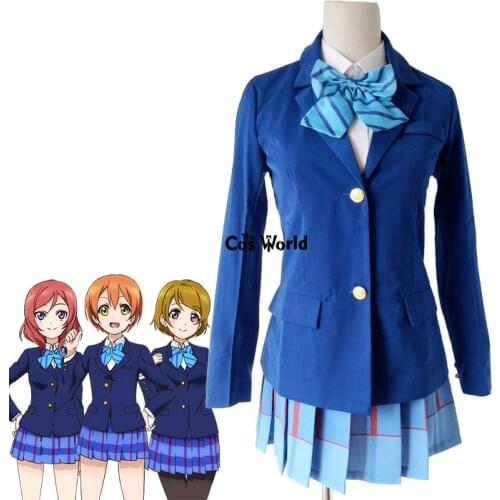 Love Live Winter Otonokizaka High School Uniform Nishikino Maki Hoshizora Rin Koizumi Hanayo Anime Cosplay Costumes
