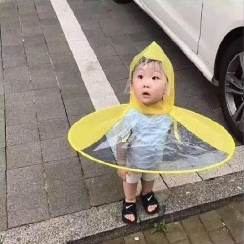 S/M/L Outdoor CHILDREN ADULT Fishing Golf Child Cover 1 Piece Transparent outdoor sports toy Umbrellas Raincoat tent