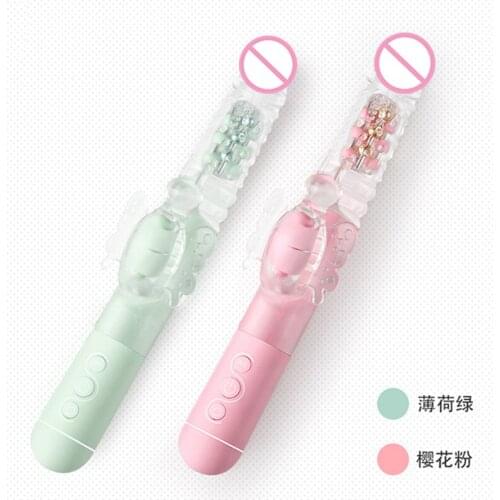 12-frequancy Vibration & 3-speed Massage Rabbit Vibrator Women AV Stick G Spot Massager Clit Masturbation Adult Sex Toys TK-ing