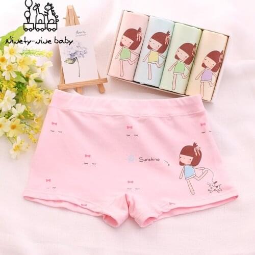 5pcs/Lot Children Girls Cartoon Cute Underwear Kids Cotton Underpants Girl Panties Childs Boxer Underwear Kids Clothing