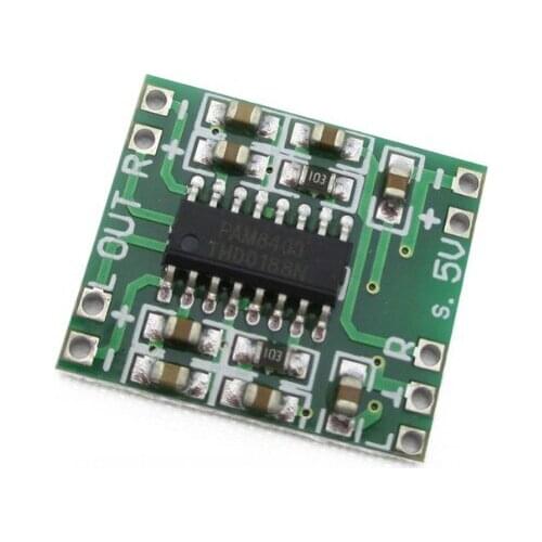 5pcs/lot PAM8403 Module Super Mini Digital Amplifier Board 2 * 3W Class D 2.5V to 5V USB Power Supply