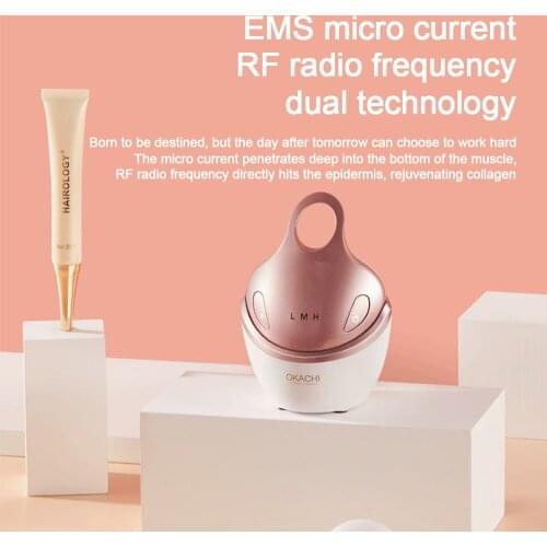 5 in 1 Facial Massager RF EMS with 4D Massage Head Home Use Facial Device Promote Face Cream Absorption Face Beauty Instrument