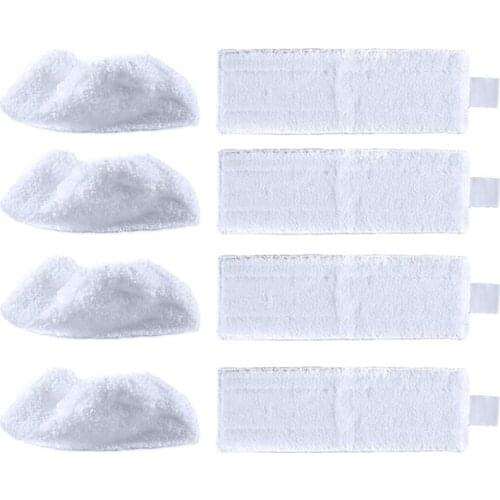 MLGB 8Pcs Replacement Microfibre Mop Pads Cloth Set Compatible for Karcher EasyFix SC 2, SC 3, SC 4, SC 5 Steam Cleaners